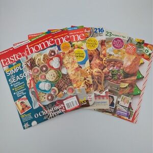 Taste of Home Magazine 2013 Lot of 7 Issues Holiday Recipes Cooking Inspiration